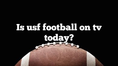 Is usf football on tv today?