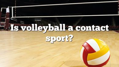 Is volleyball a contact sport?