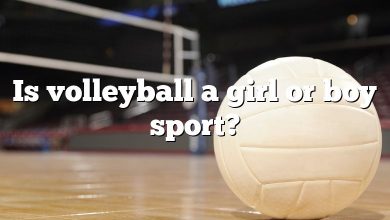 Is volleyball a girl or boy sport?