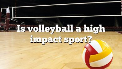 Is volleyball a high impact sport?