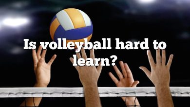 Is volleyball hard to learn?