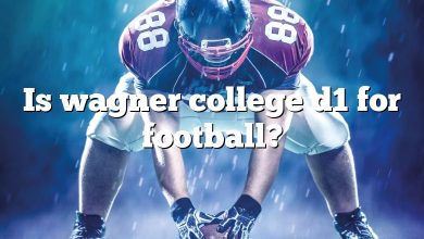 Is wagner college d1 for football?