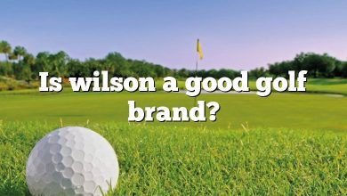 Is wilson a good golf brand?