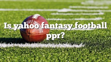Is yahoo fantasy football ppr?
