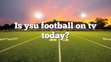 Is ysu football on tv today?