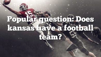 Popular question: Does kansas have a football team?