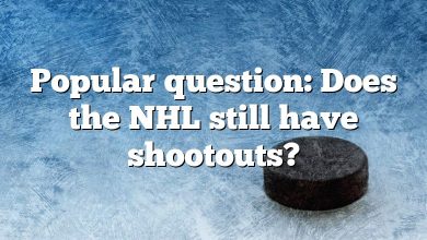 Popular question: Does the NHL still have shootouts?