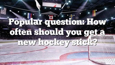 Popular question: How often should you get a new hockey stick?