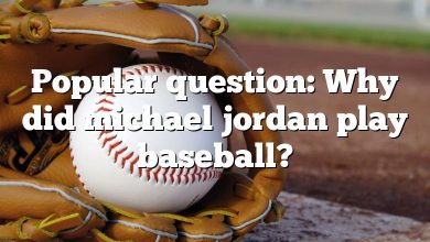 Popular question: Why did michael jordan play baseball?