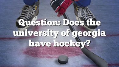 Question: Does the university of georgia have hockey?