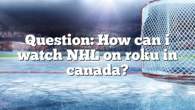 Question: How can i watch NHL on roku in canada?