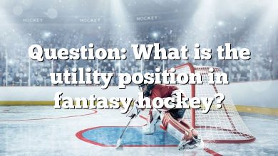 Question: What is the utility position in fantasy hockey?