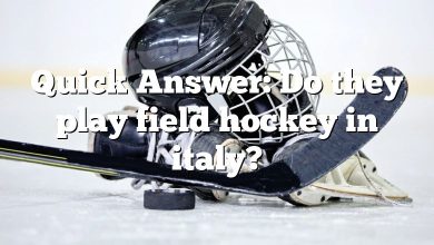 Quick Answer: Do they play field hockey in italy?