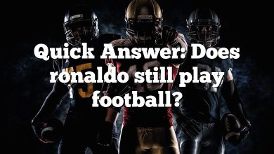 Quick Answer: Does ronaldo still play football?