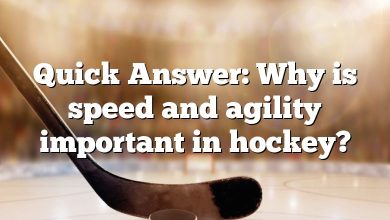 Quick Answer: Why is speed and agility important in hockey?