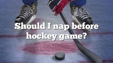 Should I nap before hockey game?