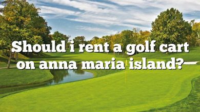 Should i rent a golf cart on anna maria island?