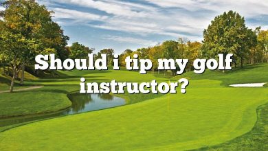 Should i tip my golf instructor?