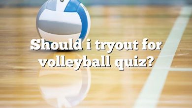 Should i tryout for volleyball quiz?