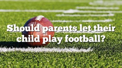 Should parents let their child play football?