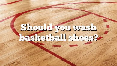 Should you wash basketball shoes?