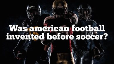 Was american football invented before soccer?
