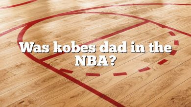 Was kobes dad in the NBA?