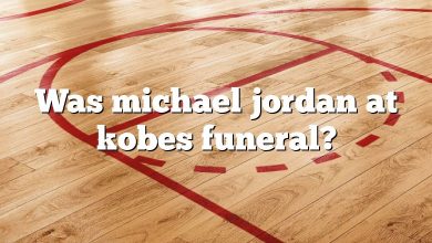 Was michael jordan at kobes funeral?