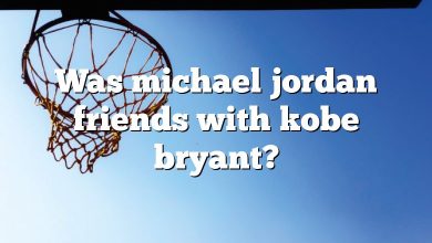 Was michael jordan friends with kobe bryant?