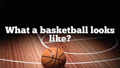 What a basketball looks like?