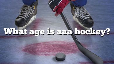 What age is aaa hockey?