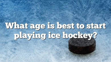 What age is best to start playing ice hockey?