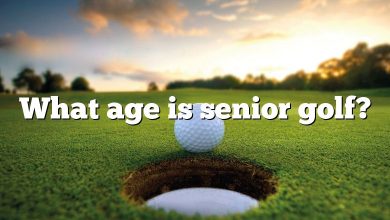 What age is senior golf?