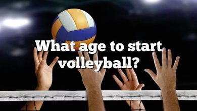 What age to start volleyball?