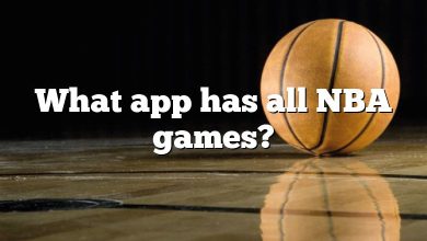 What app has all NBA games?