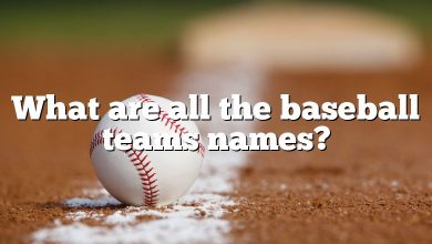 What are all the baseball teams names?