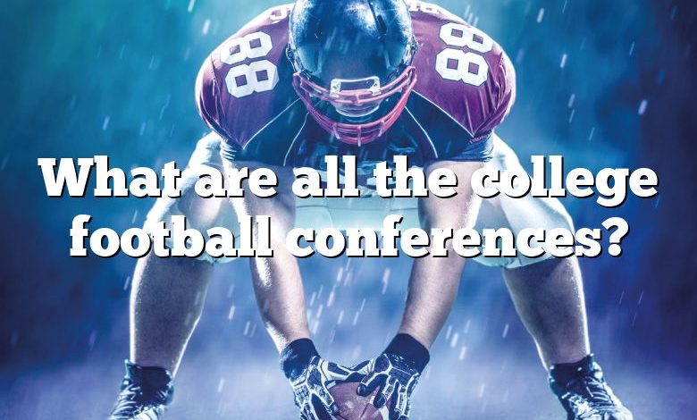 What are all the college football conferences?