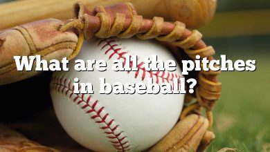 What are all the pitches in baseball?