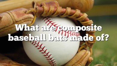 What are composite baseball bats made of?