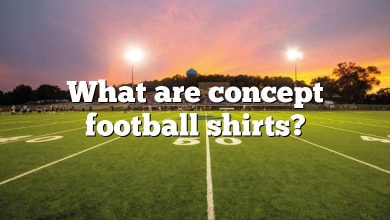 What are concept football shirts?