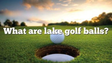 What are lake golf balls?