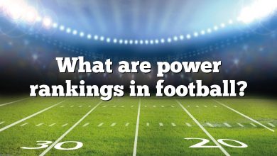 What are power rankings in football?