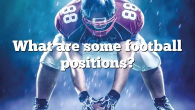 What are some football positions?