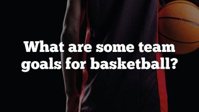 What are some team goals for basketball?