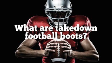 What are takedown football boots?
