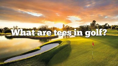 What are tees in golf?