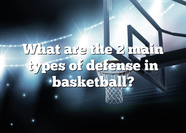 What Are The Five Main Types Of Defense In Basketball