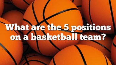 What are the 5 positions on a basketball team?