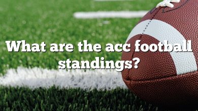 What are the acc football standings?