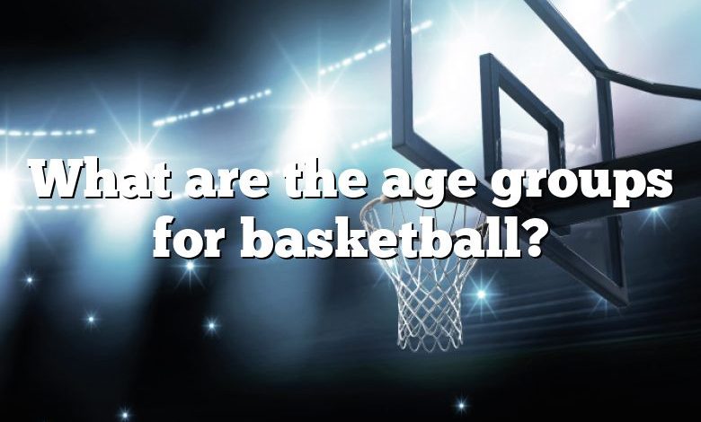 What are the age groups for basketball?